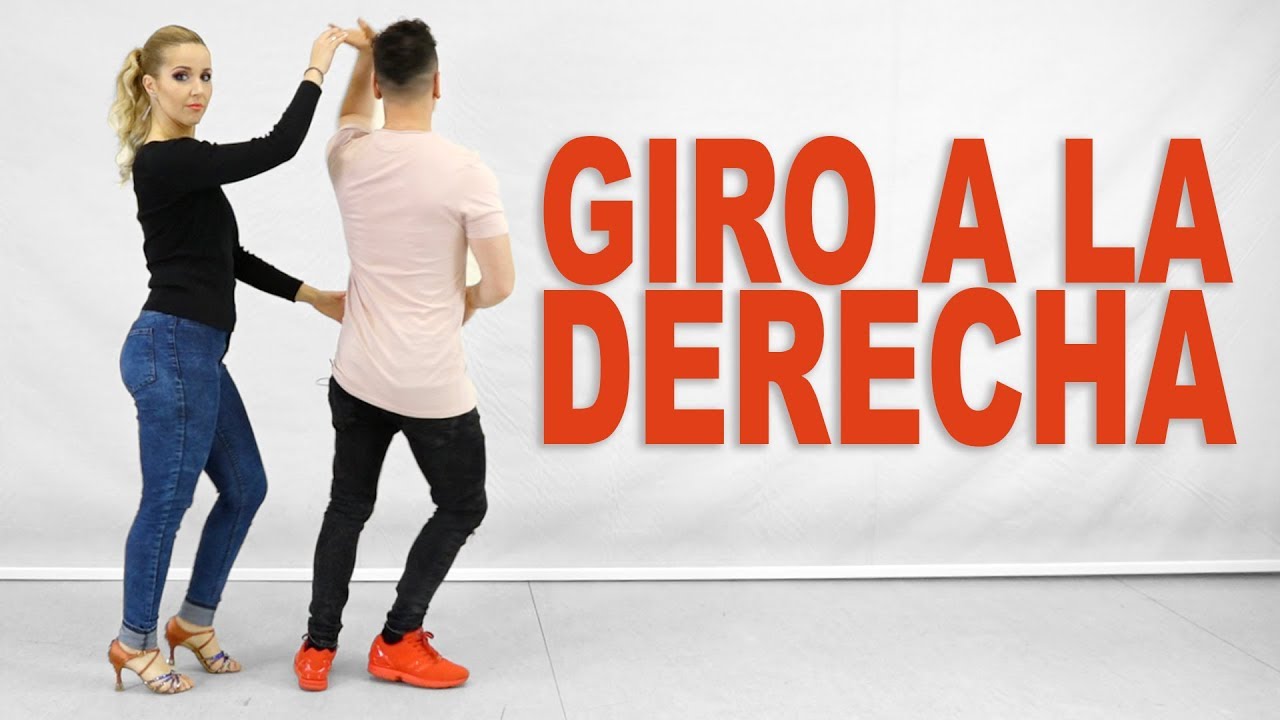 3. Giro a la Derecha | Pasos B&aacute;sicos de Salsa | Aprende a bailar salsa con Alfonso y M&oacute;nica