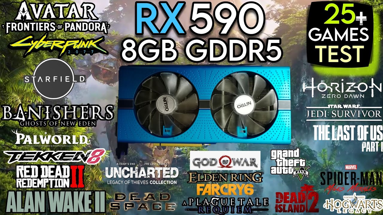RX 590 In Early 2024 | Test In 25+ Awesome Games | RX 590 In 2024