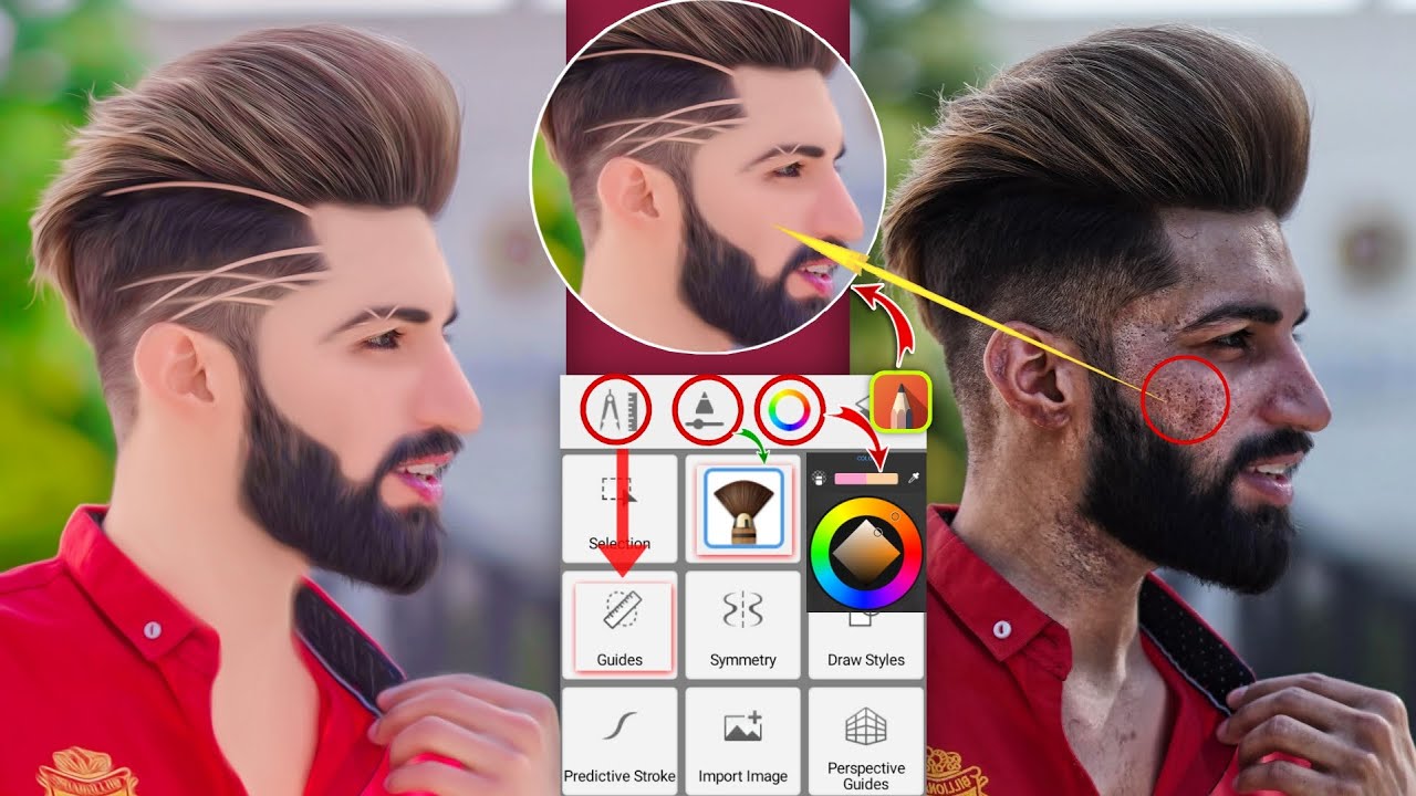 Autodesk Hair + Face Editing Step By Step | Face Smooth Photo Editing | Autodesk Face Edit