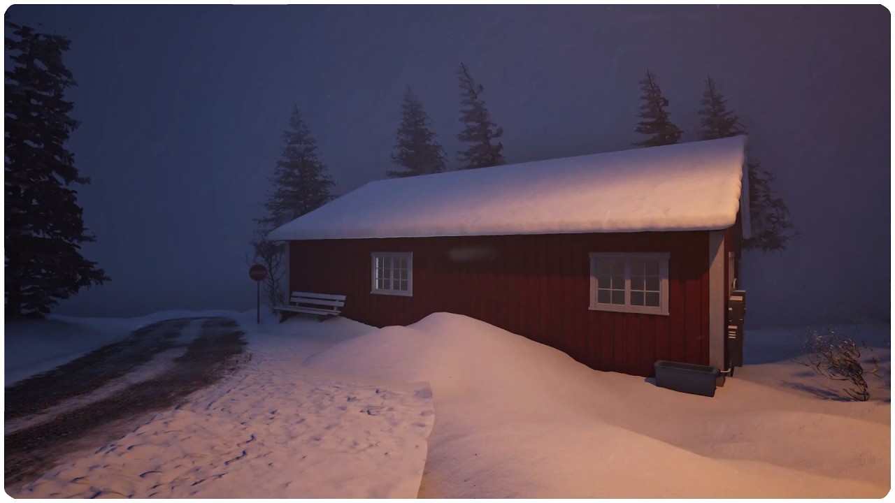 I Fell Asleep Immediately with these Howling Snowstorm Sounds in a Nordic Village | Windy ASMR