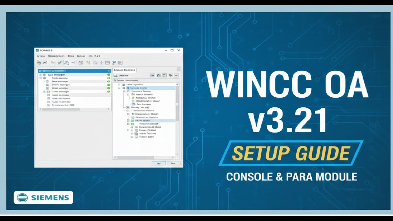 Руководство по WinCC OA v3.21 | Основы настройки консоли и модуля PARA