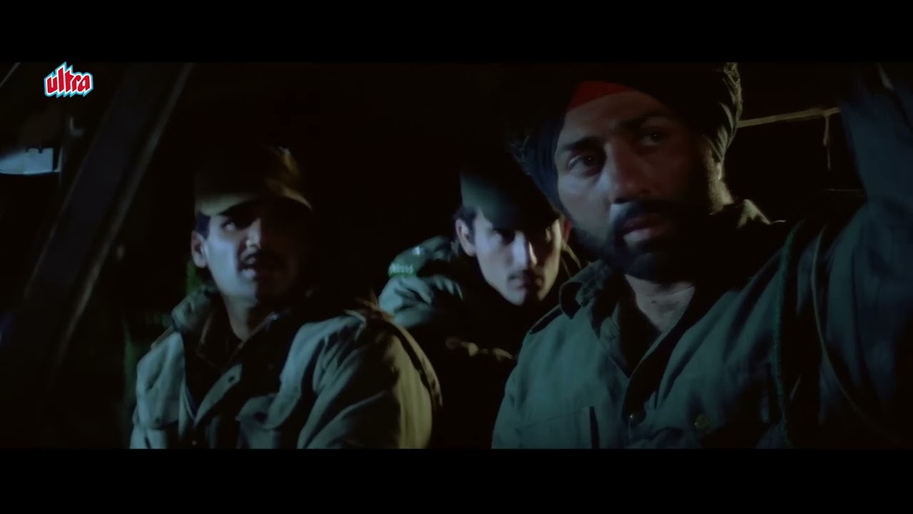 बॉर्डर: Border (1997) Movie scenes| BlockbusterHindi Patriotic Movie | Sunny Deol | SunielShetty