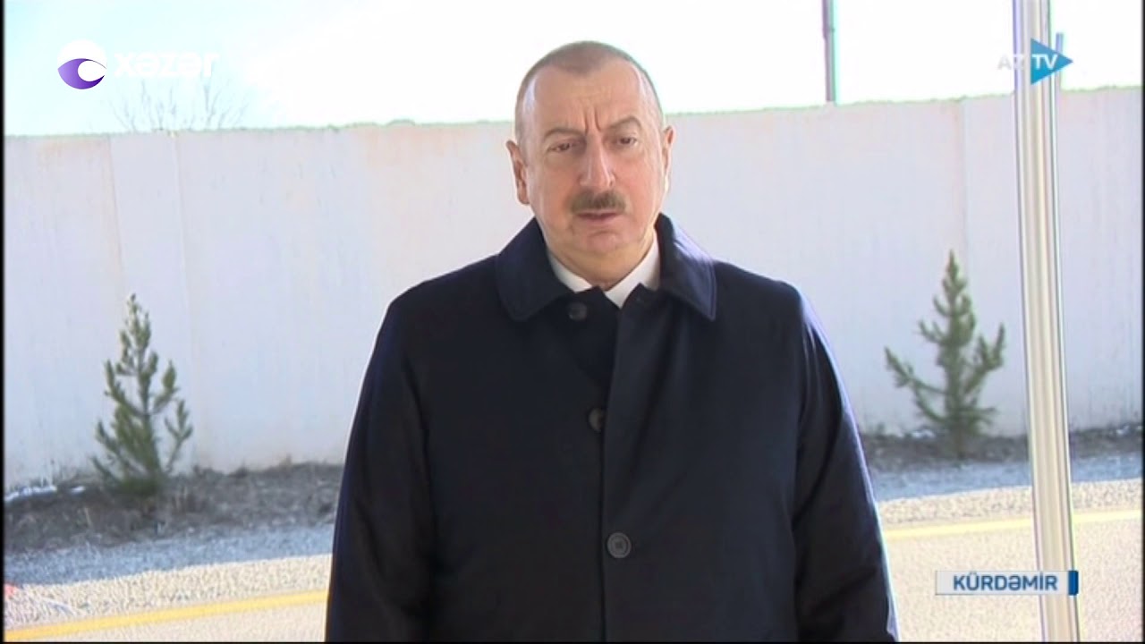 Prezident İlham Əliyev Kürdəmir rayonuna səfər edib