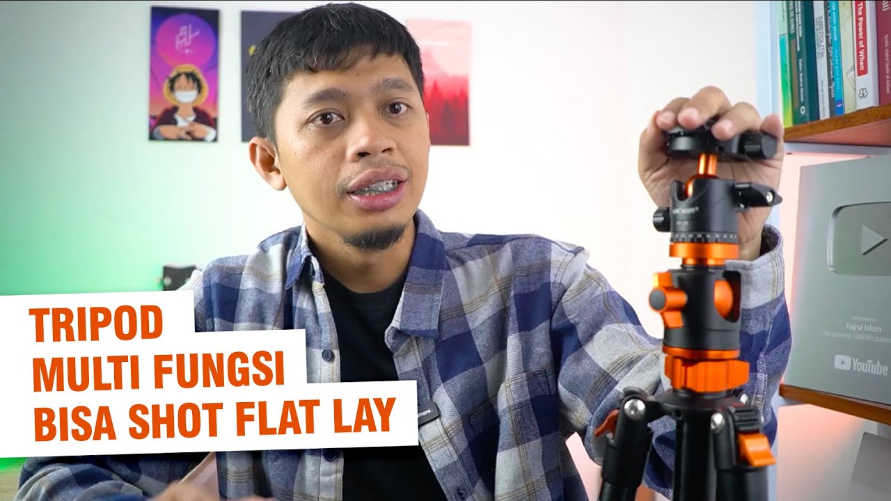 Tripod KnF Concept SA254T1: Tripod Murah Kokoh untuk Shoot Flat lays