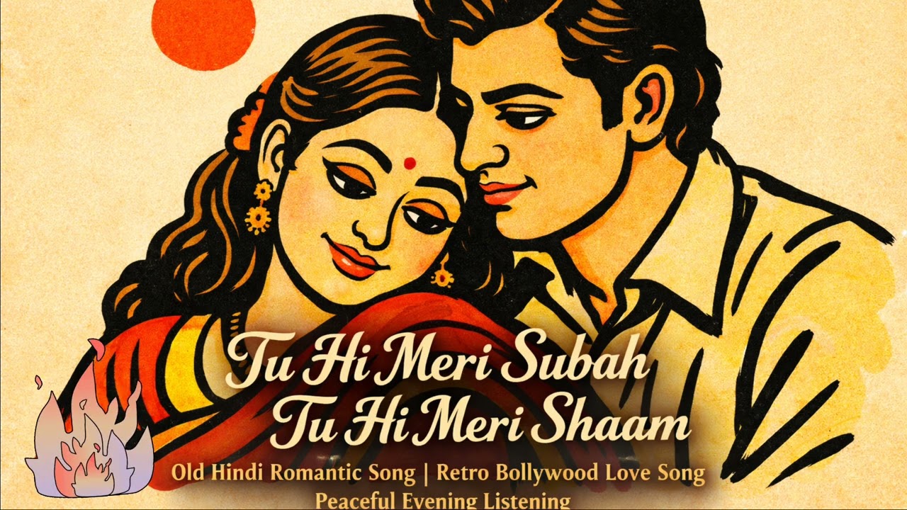 Tu Hi Meri Subah Tu Hi Meri Shaam | Old Hindi Romantic Song | Retro Bollywood Love Song | Peaceful 