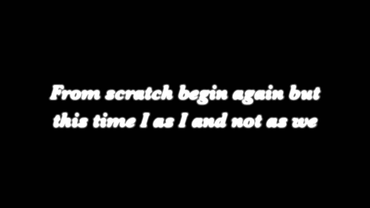 Alanis Morissette - Not As We lyrics