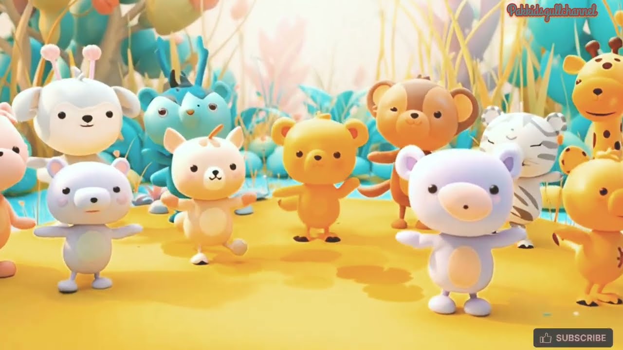 Animal action play | easy poems for kids.