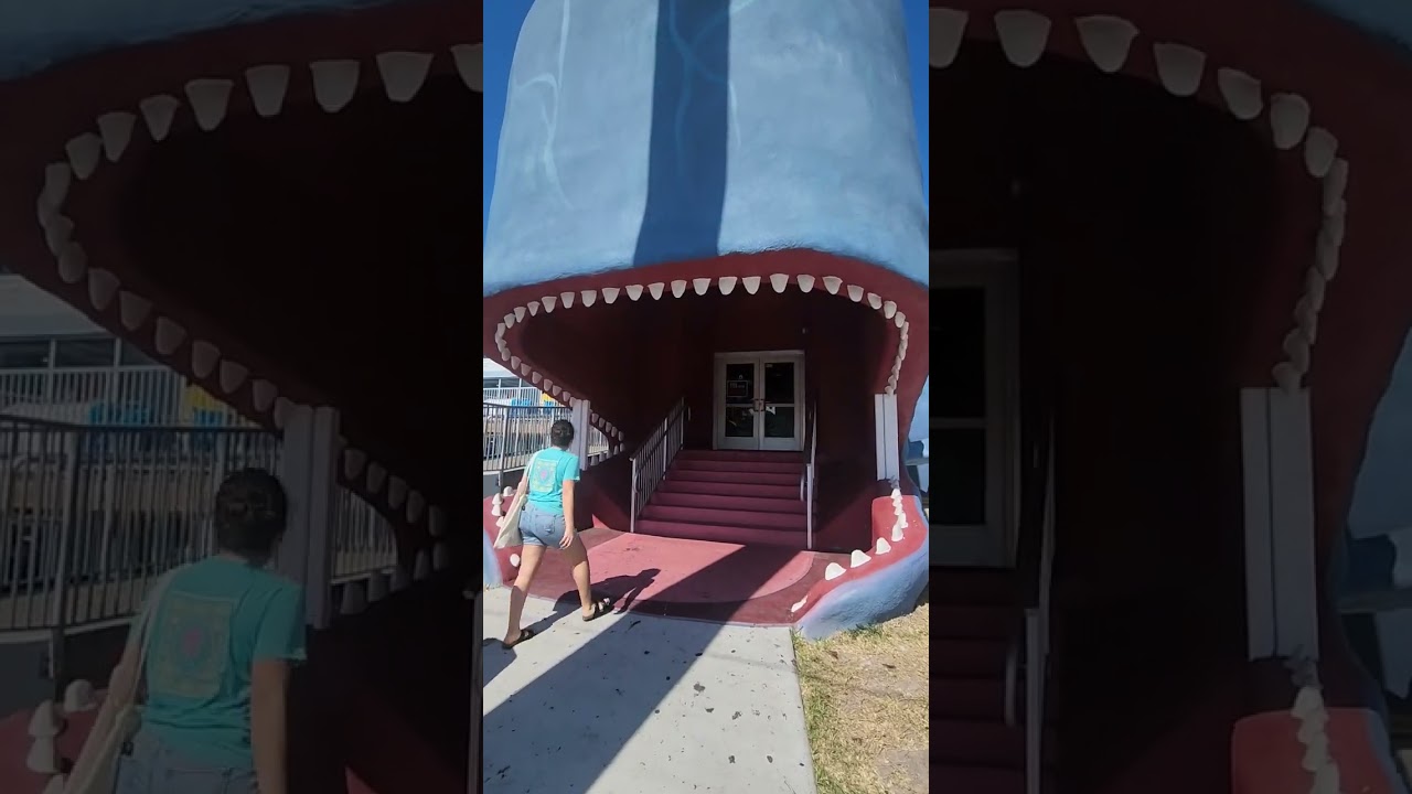 Tienda peculiar en la Isla del Padre, Texas
