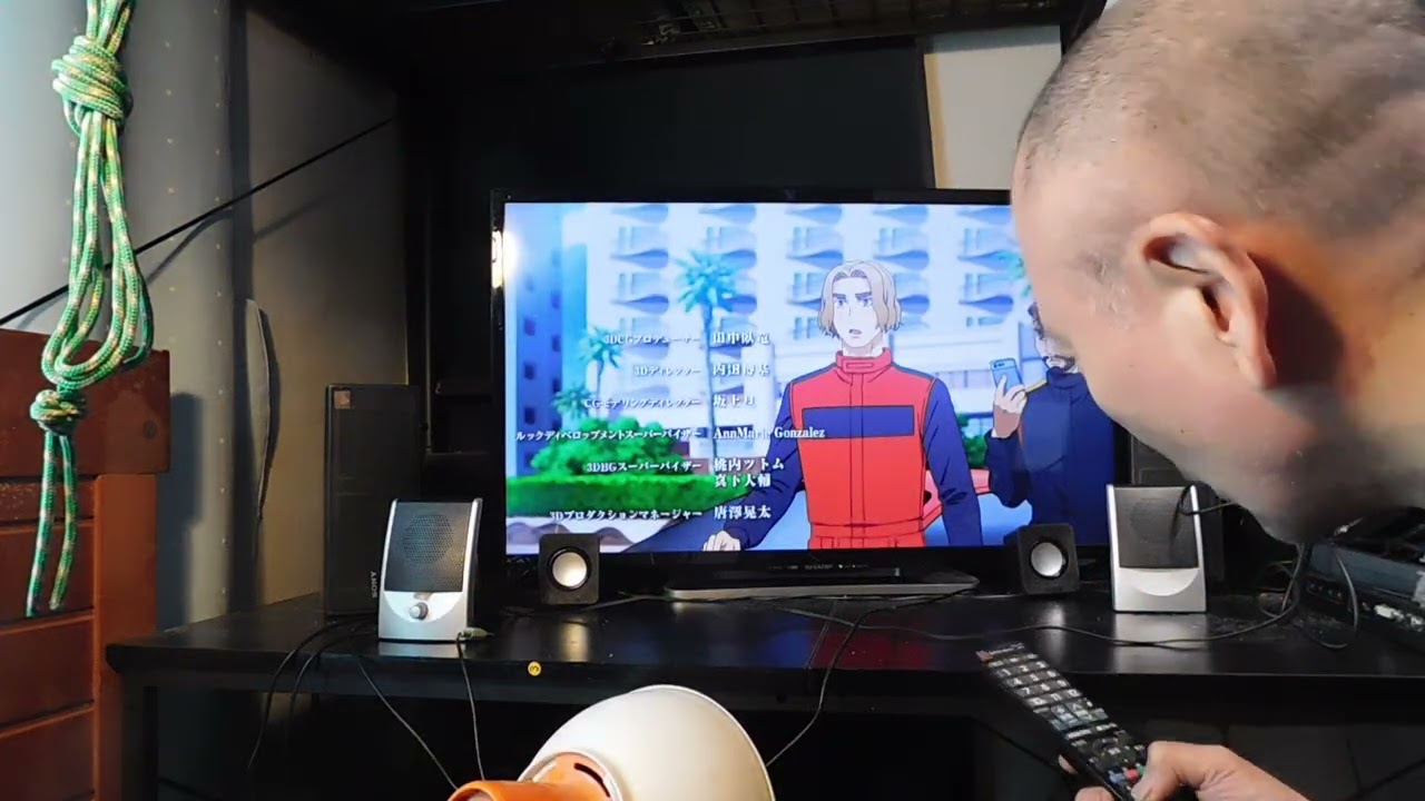 DACオーディオ化であまったアクティブスピーカーを液晶テレビのピンジャックに接続して3種類試してみた。