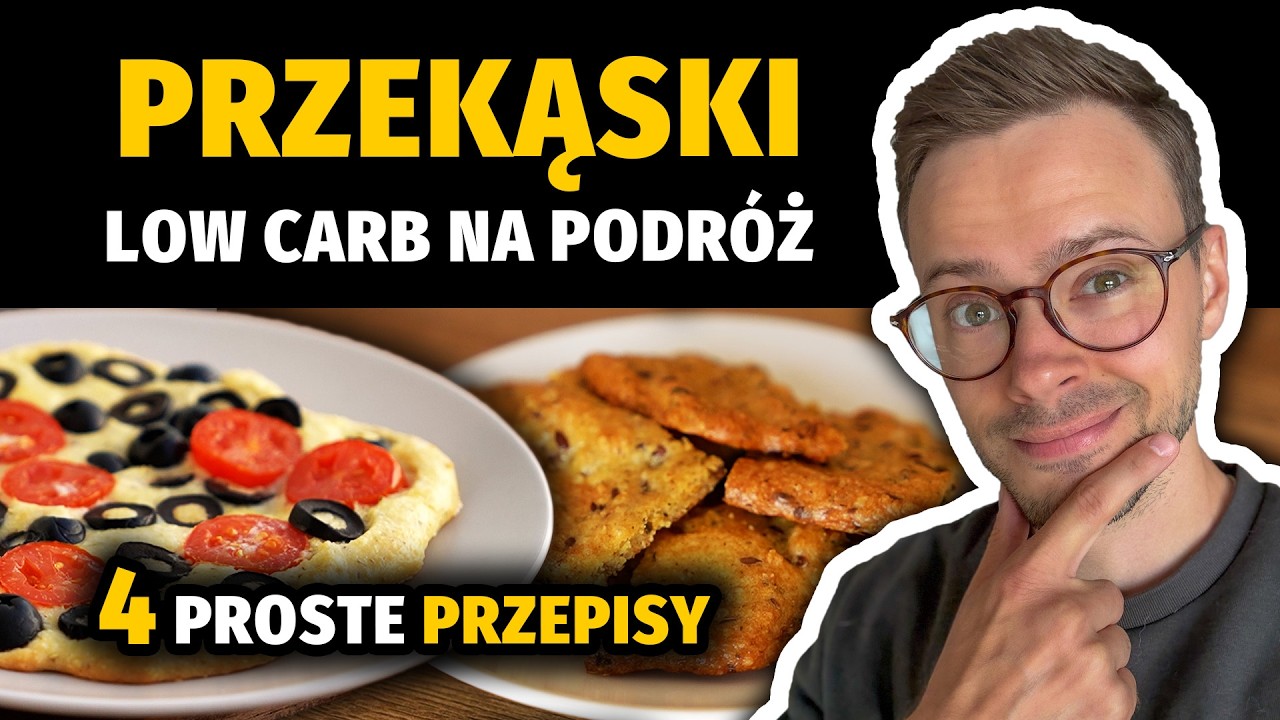 Pomysły na PRZEKĄSKI w podr&oacute;ży - PRZEPISY niskowęglowodanowe dla os&oacute;b z cukrzycą | Nie słodzę
