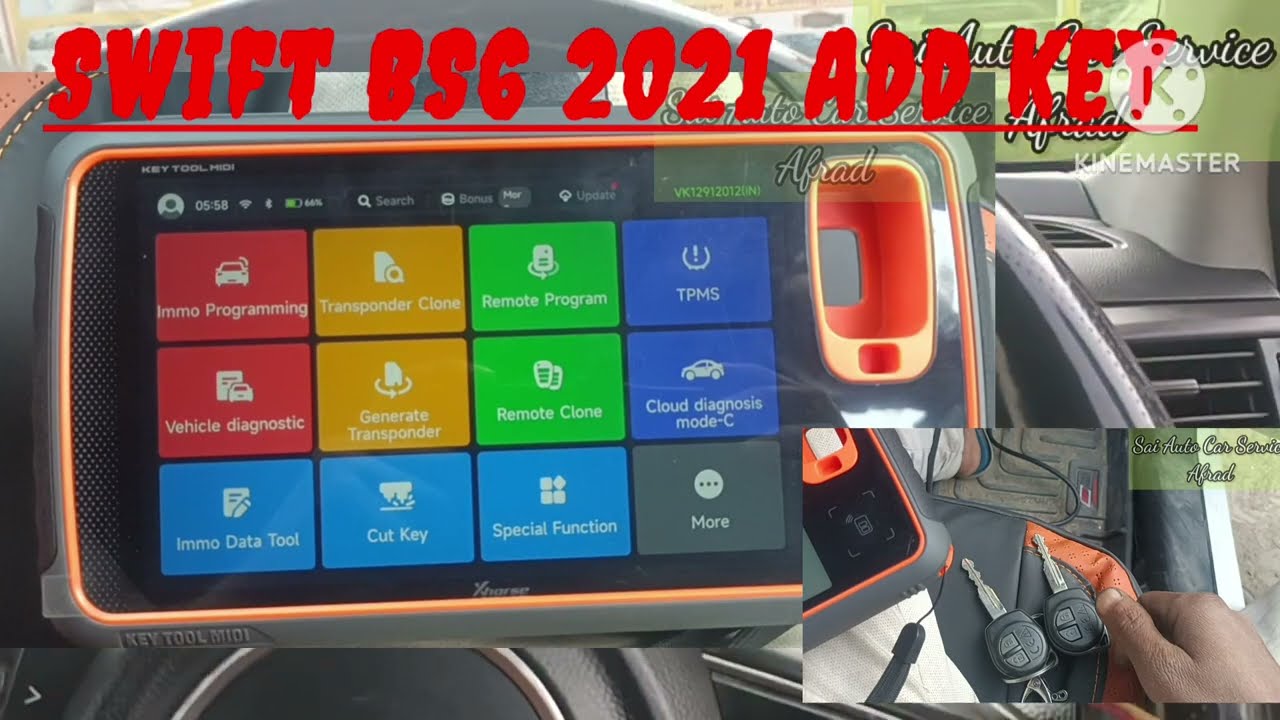 Swift BS6 Add key 2021 #mechanic 