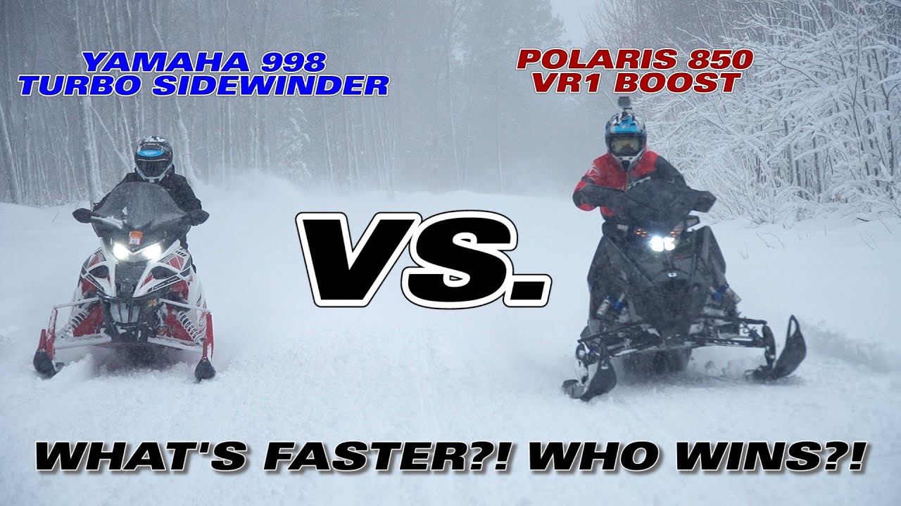 ЧТО БЫСТРЕЕ?! // Polaris 850 VR1 Boost против Yamaha 998 Turbo Sidewinder