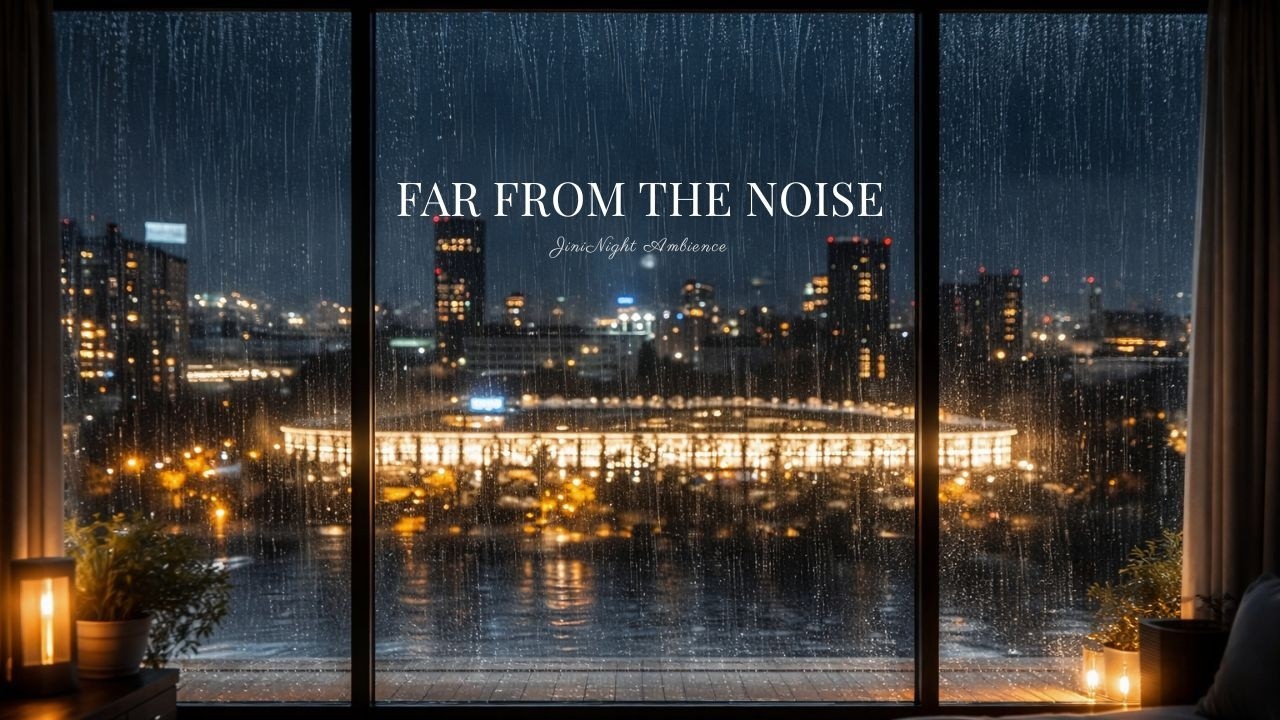 Heavy Rain for Sleep | Deep, Steady Night Rain (8 Hours)