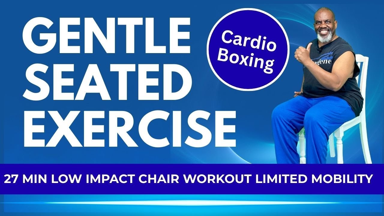 Gentle Seated Boxing Workout | Chair Exercise at a Slow Pace