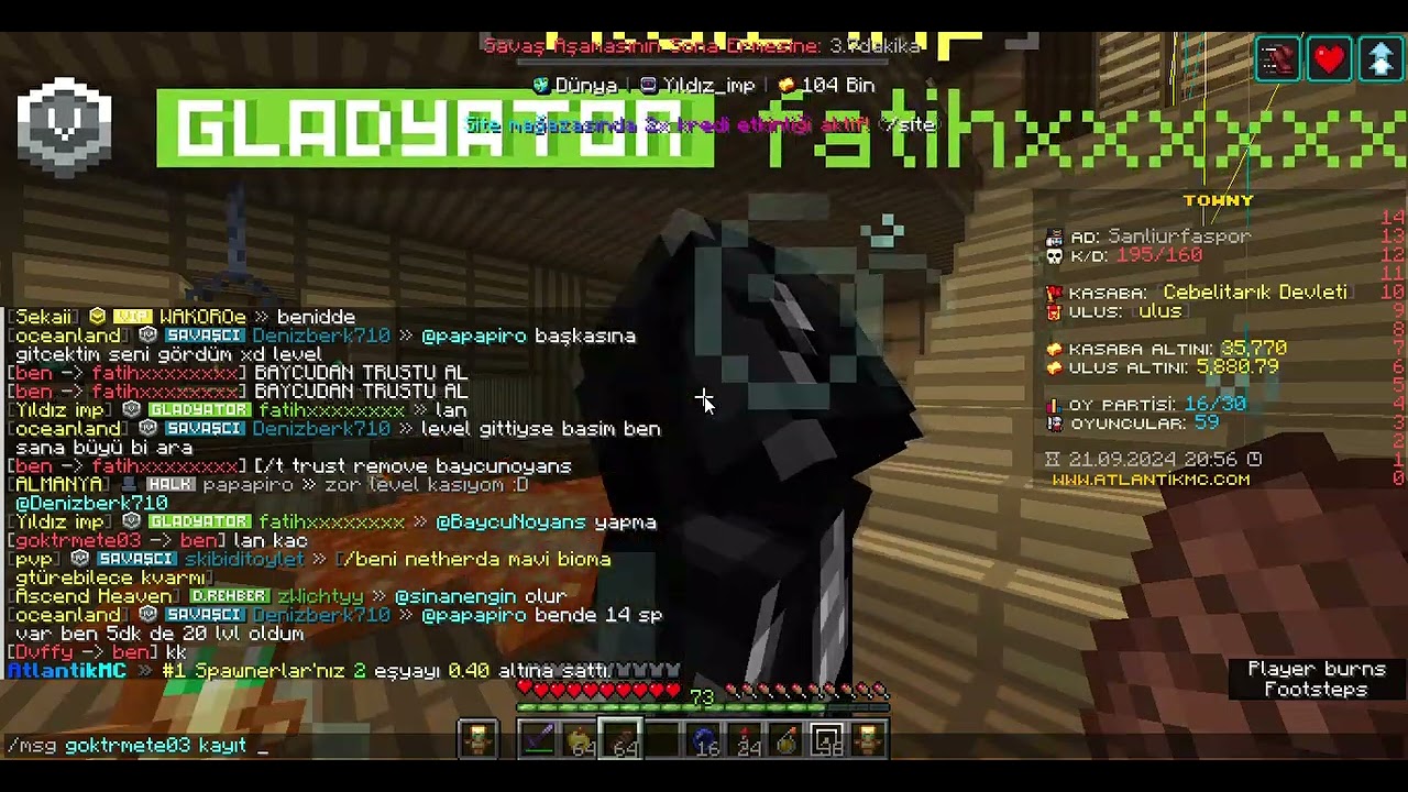 atlantikmc towny talep