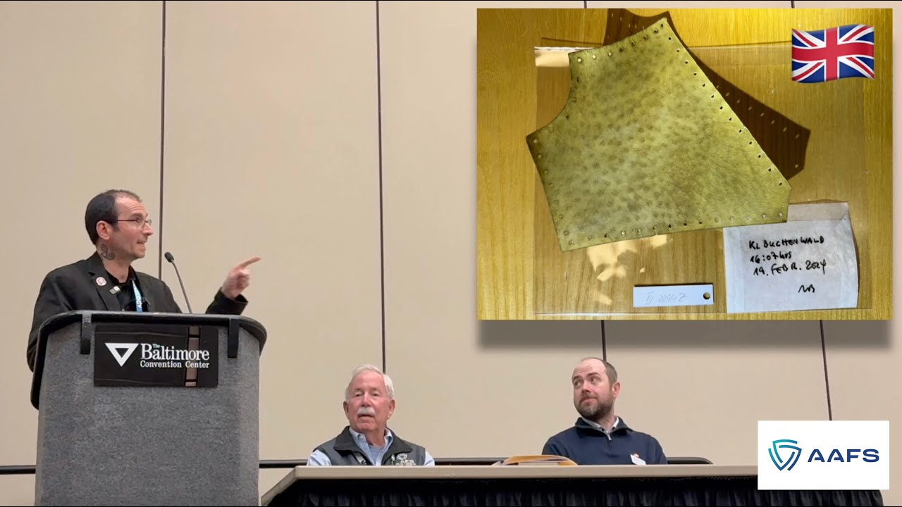 Lampshades & Pocket Knife Pouch From Human Skin (AAFS 2025) 🔬