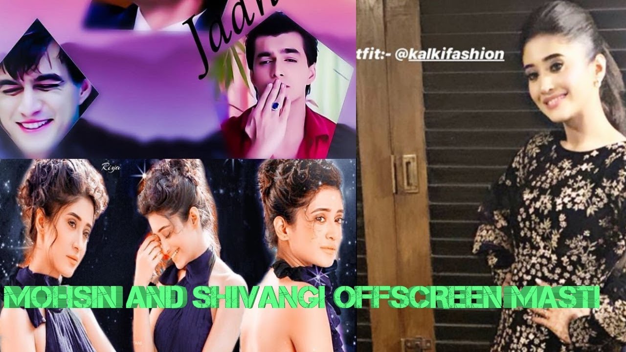 Mohsin Khan And Shivangi Joshi latest offscreen Masti/Mohsin Khan Sister Zeba reception Pic