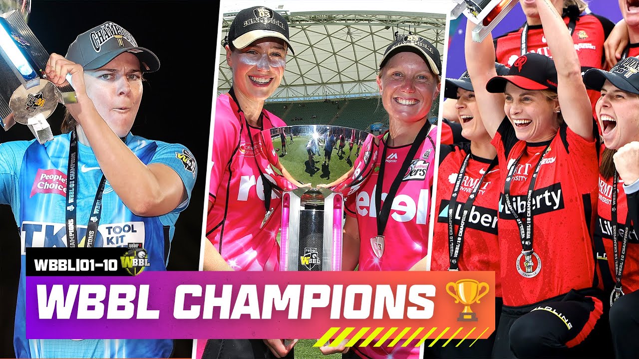 LAST BALL Of Every WBBL Final 🏆 | #WBBL01 - #WBBL10