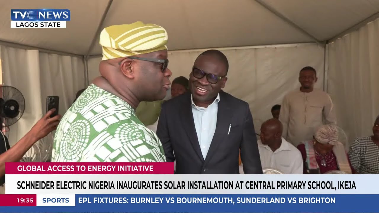 Компания Schneider Electric Nigeria торжественно открыла солнечную электростанцию ​​в начальной ш...