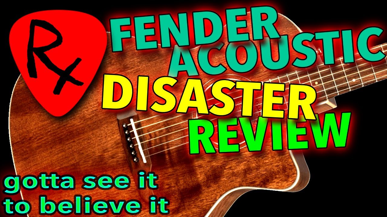 Fender Newporter Acoustic Guitar Disaster Review