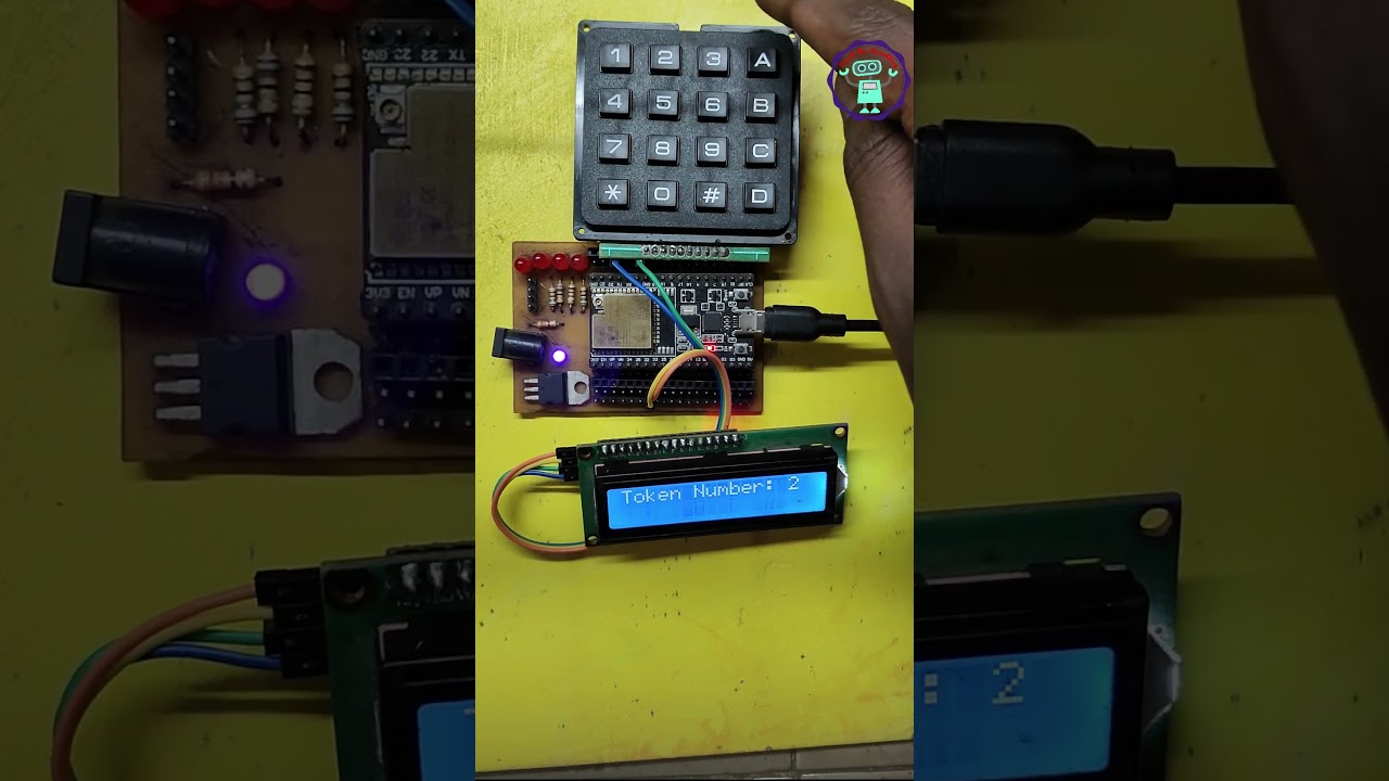 ESP32 4x4 Keypad with 16x02 LCD |  #arduino #esp32 #iotprojects esp8266 keypad | Teach Me Something