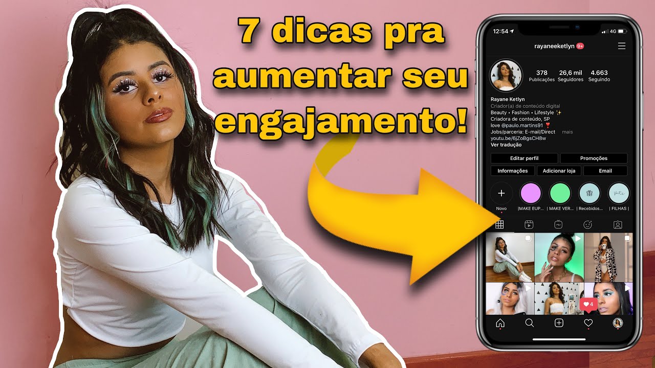 como AUMENTAR seu ENGAJAMENTO no INSTAGRAM - Rayane Ketlyn