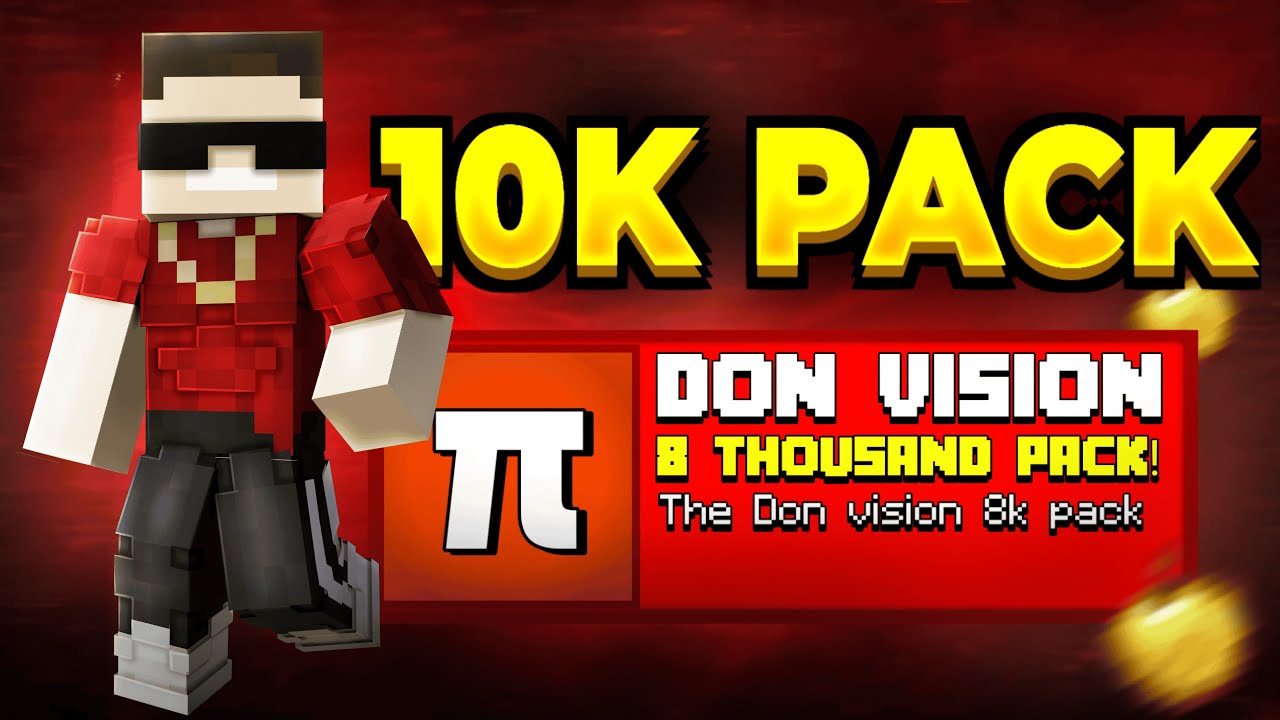 @DonVisionn 10k SUBS SPECIAL OFFICIAL TEXTURE PACK REVIEW!! 