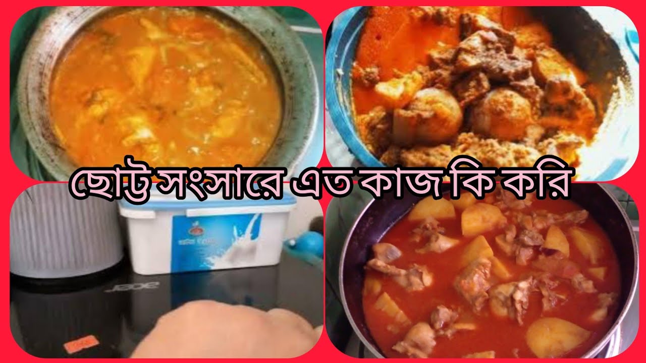 সারাদিন এত কাজ কি করি| আমার রাত দুপুরের রান্না ও ওরশ তাবরুক#Shirinsvlog