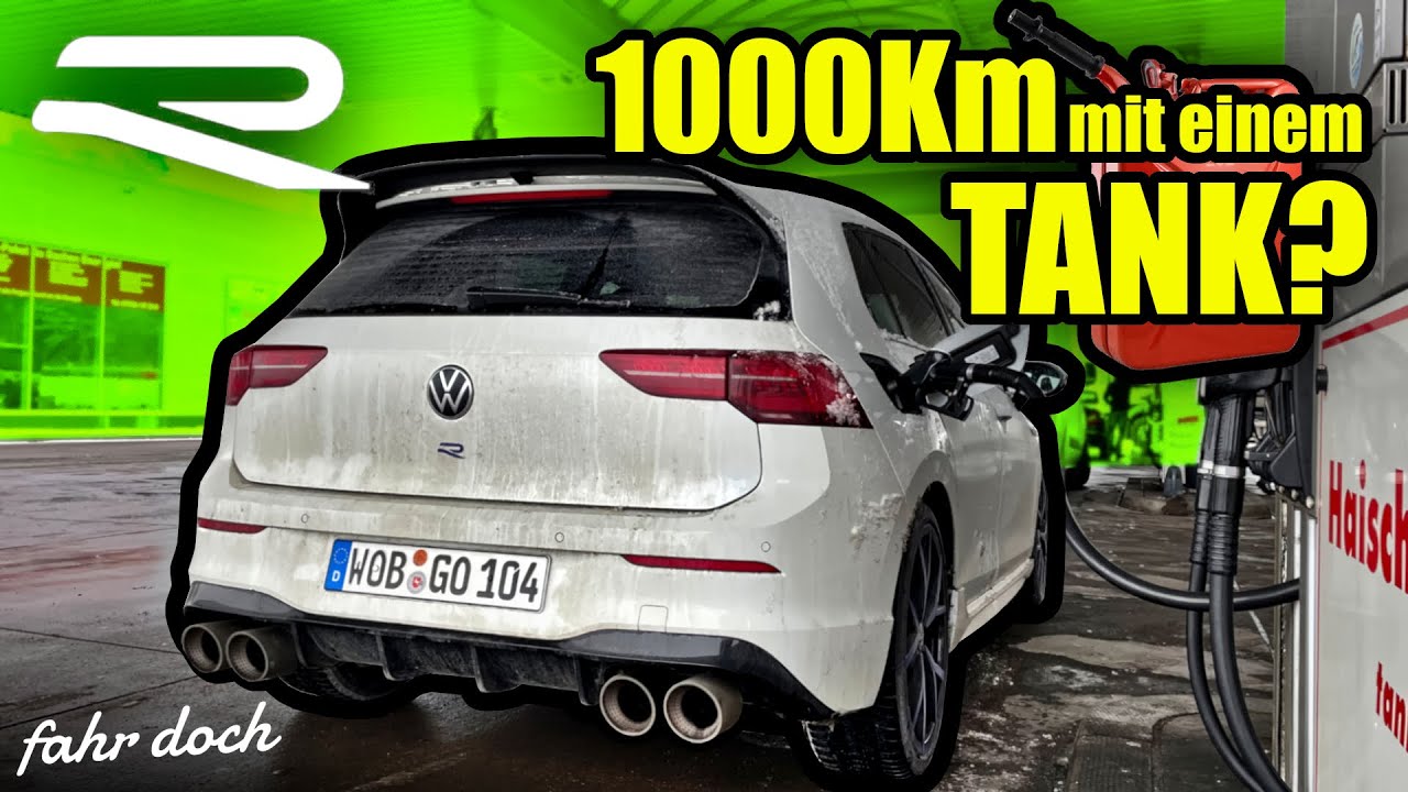 UNTER 4,8 L auf 100Km im NEUEN VW GOLF R 