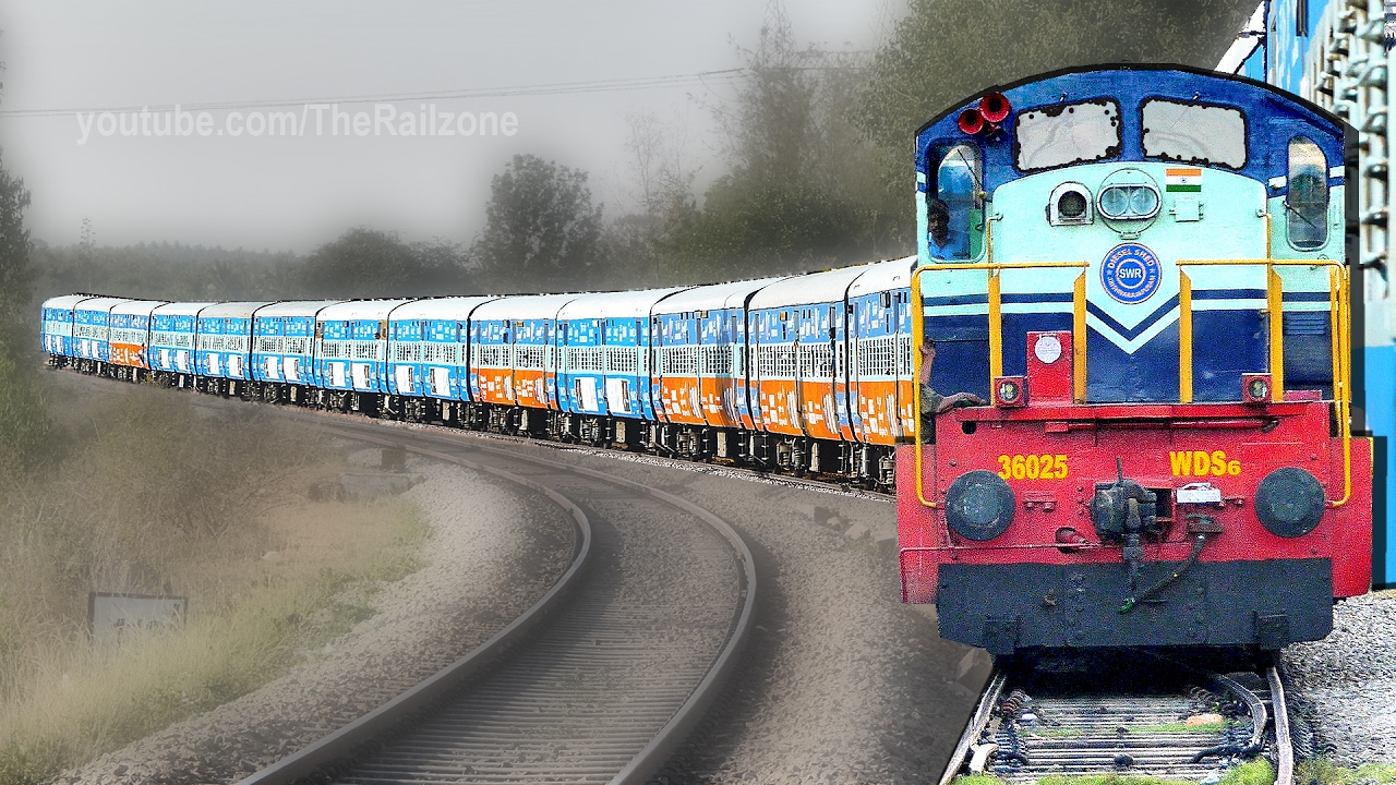 ALCo Train Journey | Musical Chugging | Diesel Engine | Indian Railways
