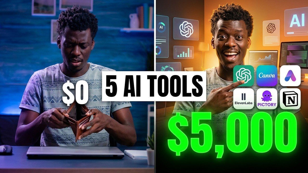 5 AI Tools That Can Make You Money in 2026 (Beginner Friendly)
