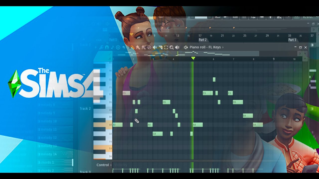 (FLP!!) FL Studio - Sims 4 Build Mode Soundtrack 3