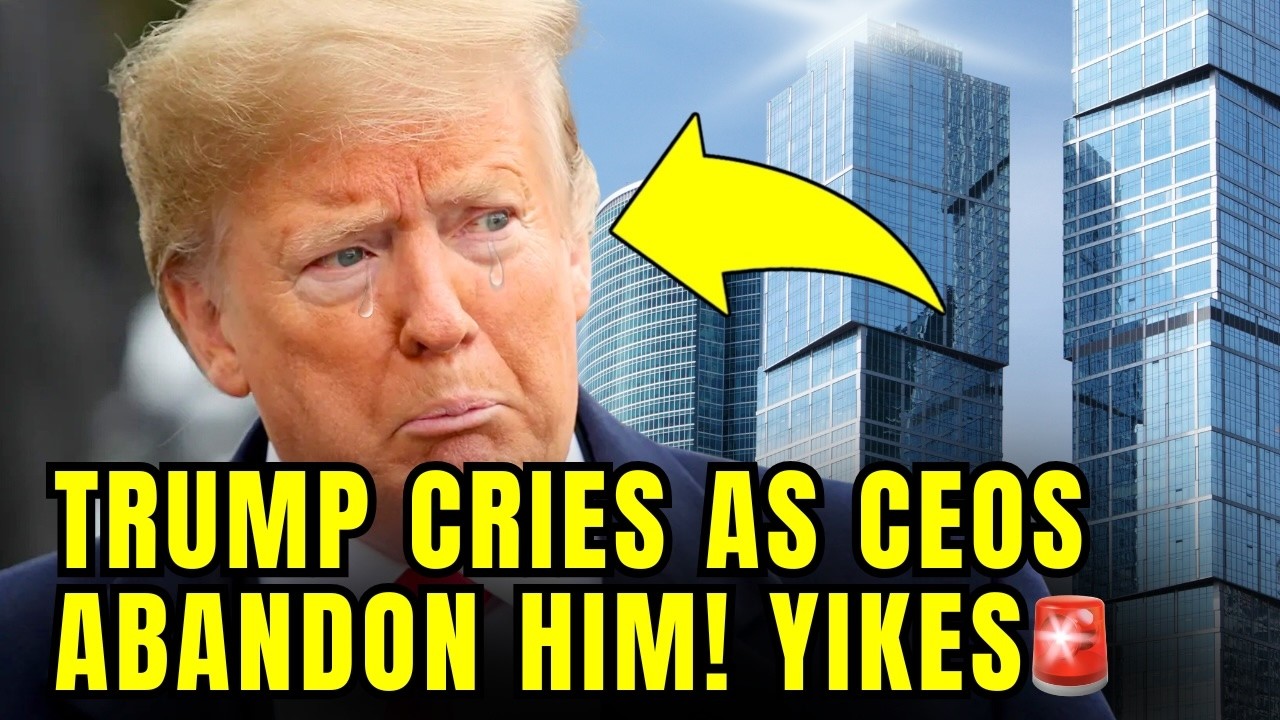 🚨Трамп в слезах, когда ведущие руководители компаний только что раскрыли его главную проблему!