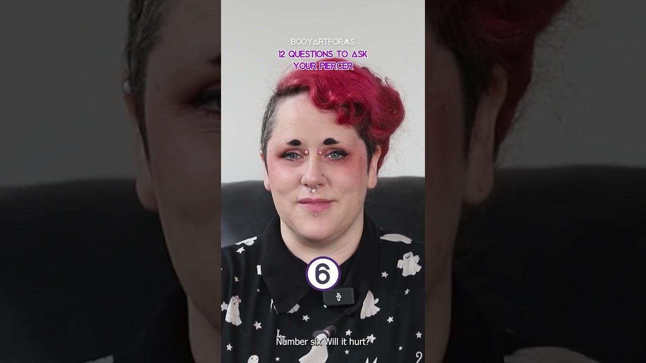 12 Questions to Ask your Piercer when Getting a Piercing #shorts