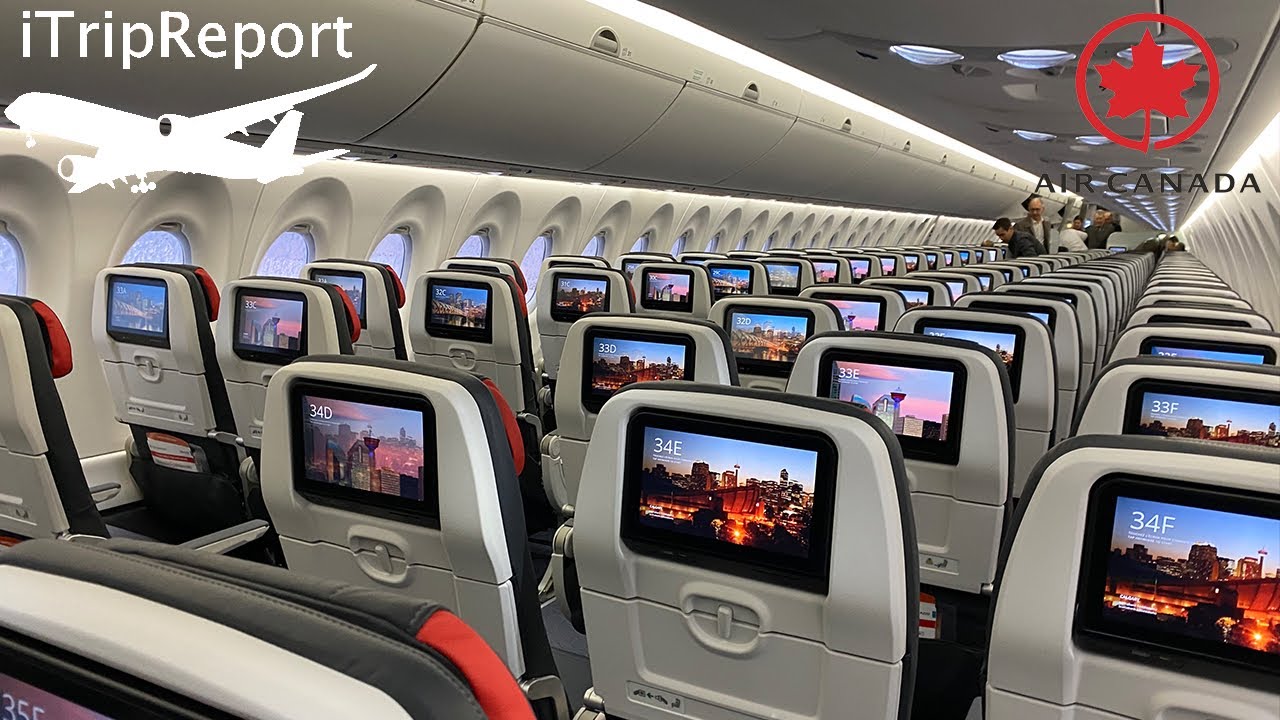 Air Canada A220 Inaugural Flight Business Class