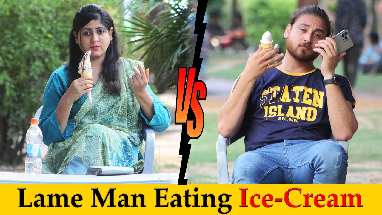 LAME MAN EATING ICE CREAM AND FLIRTING WITH CUTE GIRL PRANK PART 4 | Epic Reaction 😂😂