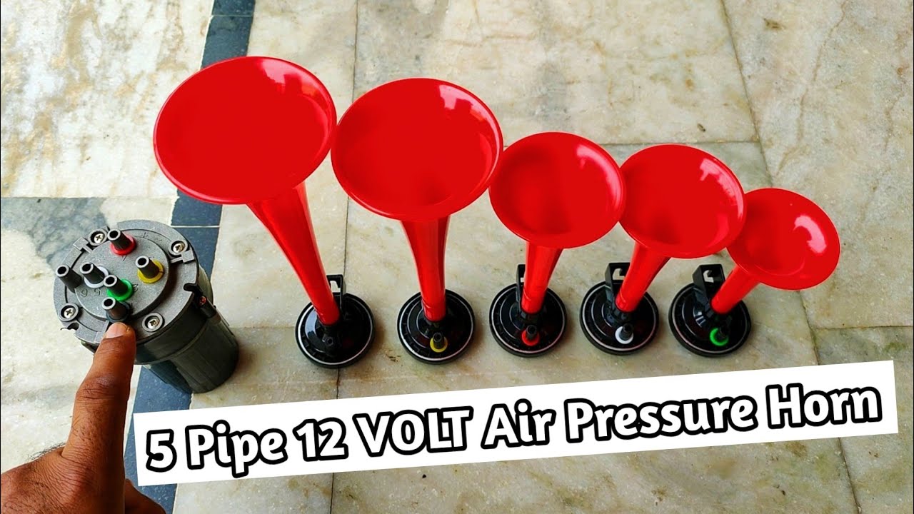 Unboxing | Sound Test | 5 Pipe Electric Air Pressure Horn Video | 12 Volt | Quality Lovers | 2023