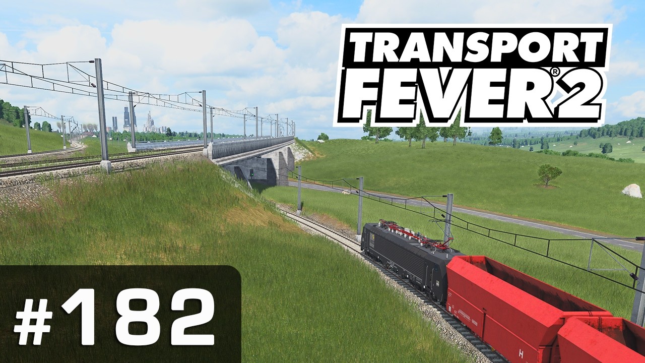 #182: Streckenentlastungen ✦ Let's Play Transport Fever 2 ✦ Sandbox / schwer
