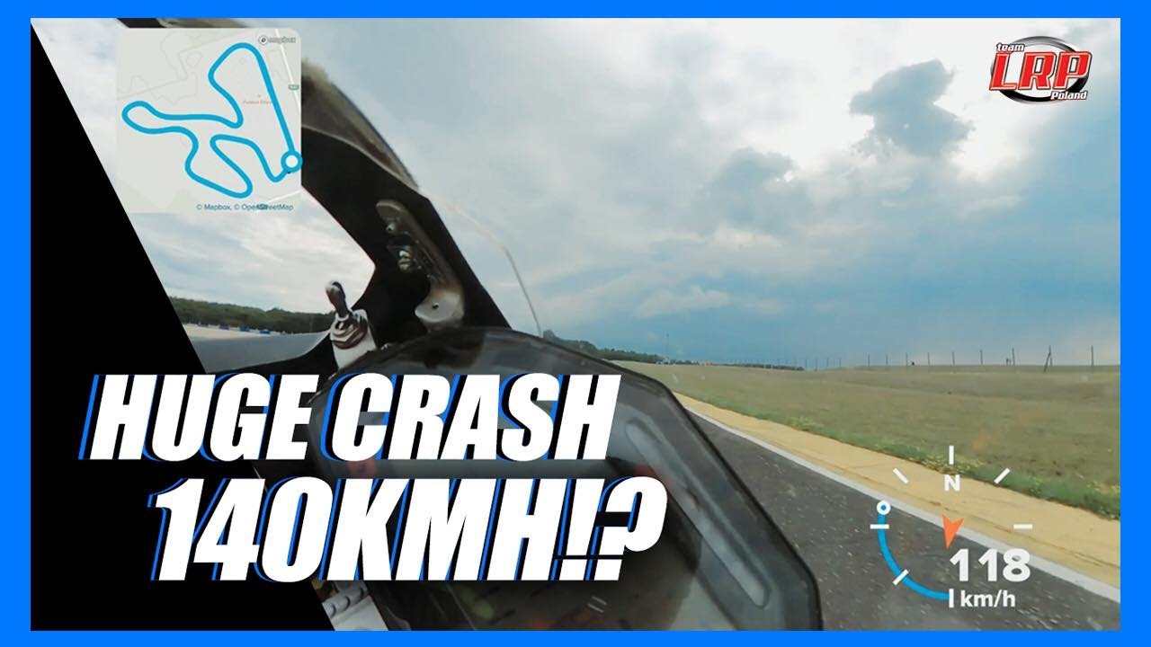 Pannonia Ring ONE LAP & HUGE CRASH - Kamil Krzemień