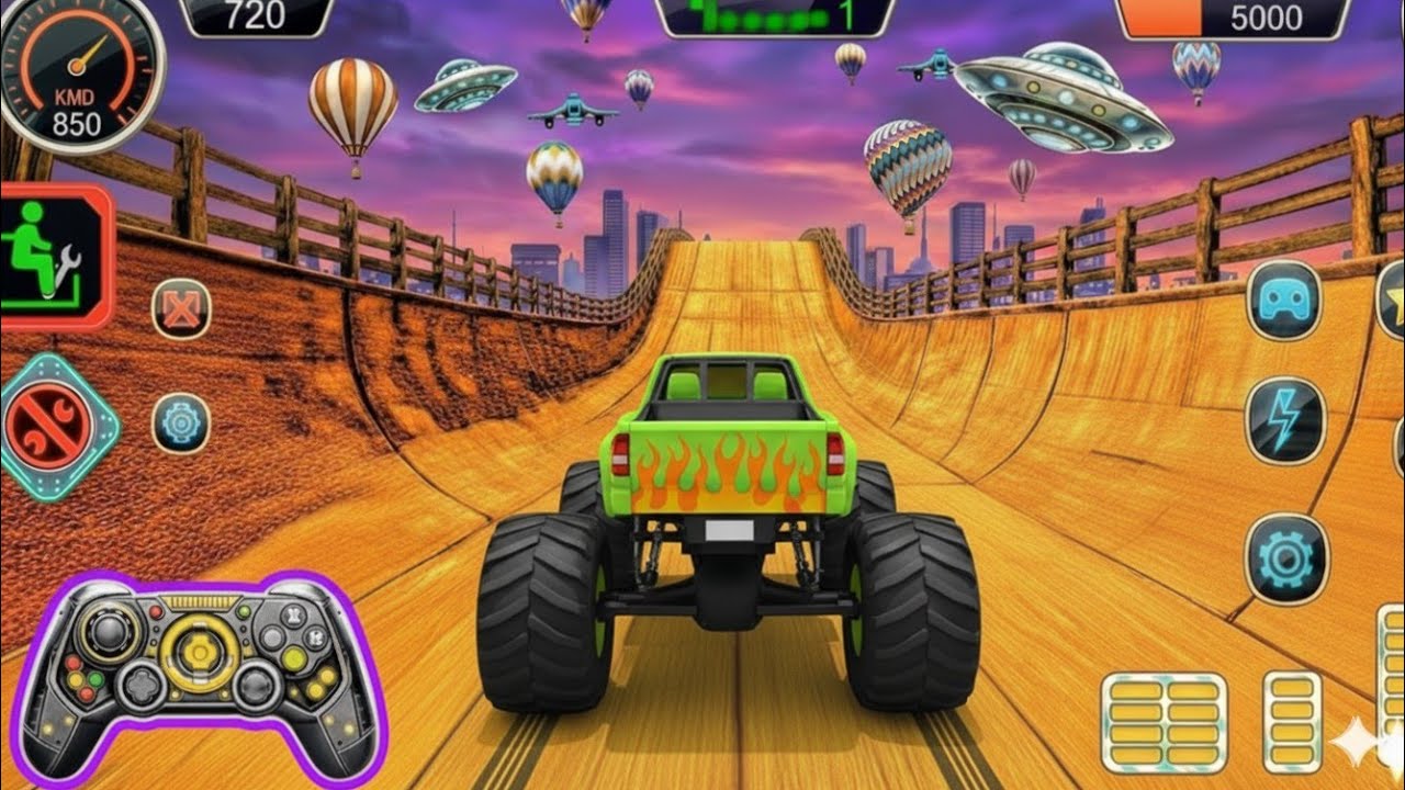 Ultimate Monster Truck Stunts 2026: Mega Ramp Racing 🚛 | 4K Ultra Graphics Gameplay (Android)