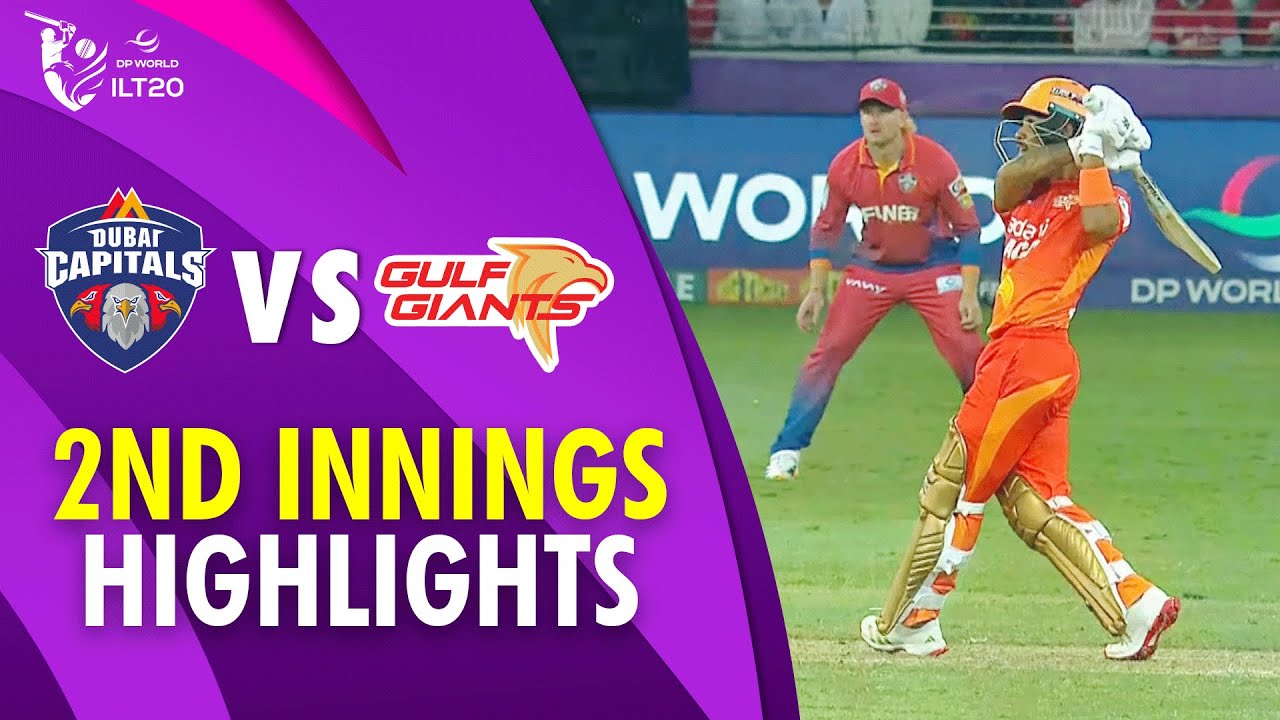 2nd Innings Highlights | Dubai Capitals vs Gulf Giants | Match 5 | DP World ILT20 | M3Y1U