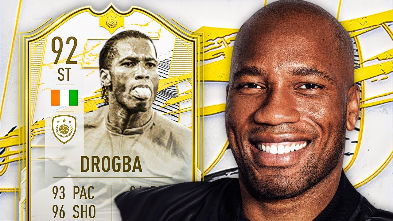 THE AFRICAN KING! 👑 92 ICON MOMENTS DROGBA PLAYER REVIEW! - FIFA 21 Ultimate Team
