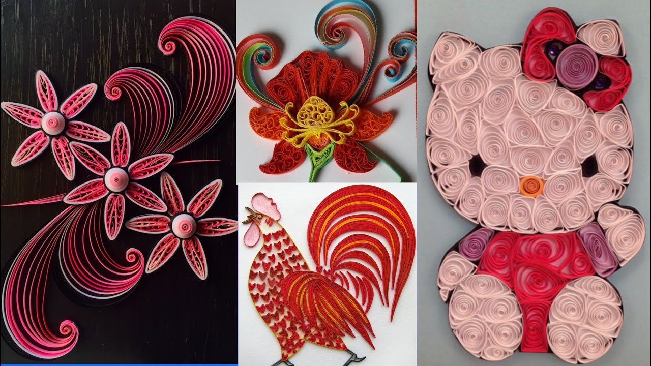 Awesome Paper Quilling Art | Easy & Comely Amazing crafts