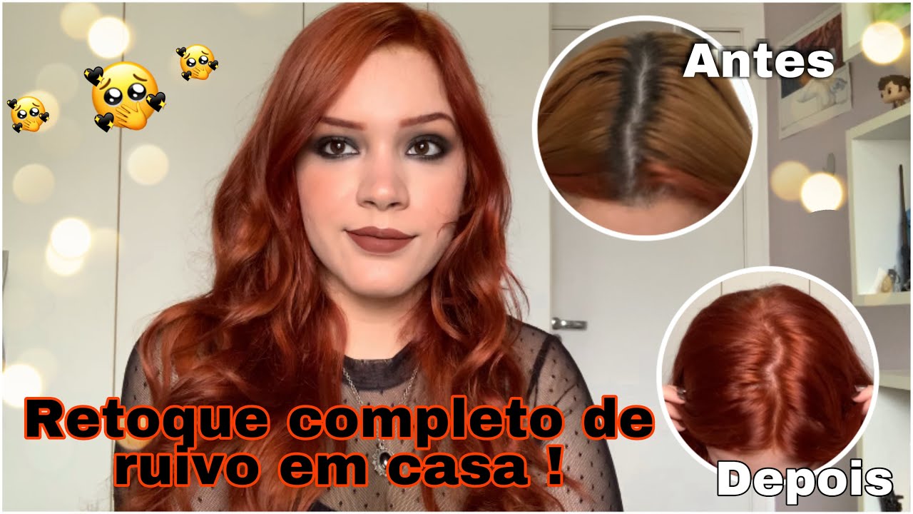 Retoque de ruivo em casa: Tentativa de fazer o ruivo da Emma Stone ! 🤭🤭
