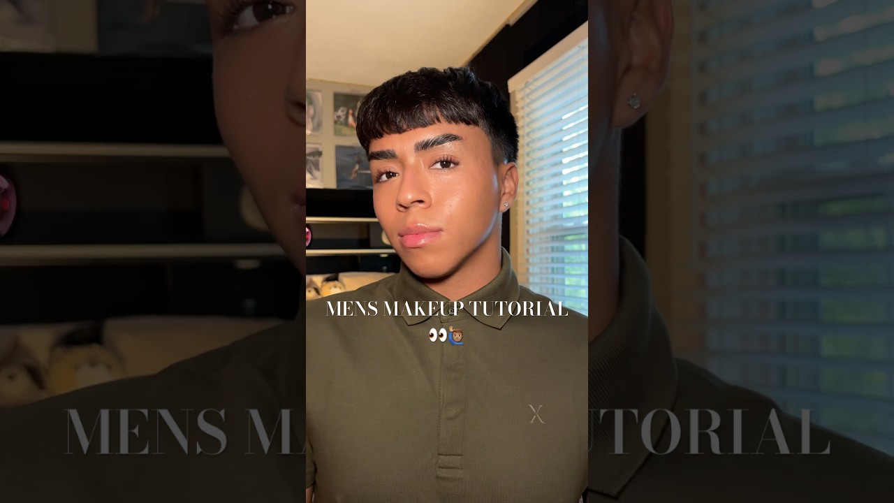 The easiest men&rsquo;s makeup tutorial! 🙋🏽&zwj;♂️ #mensmakeup #makeupformen #tutorial #fyp