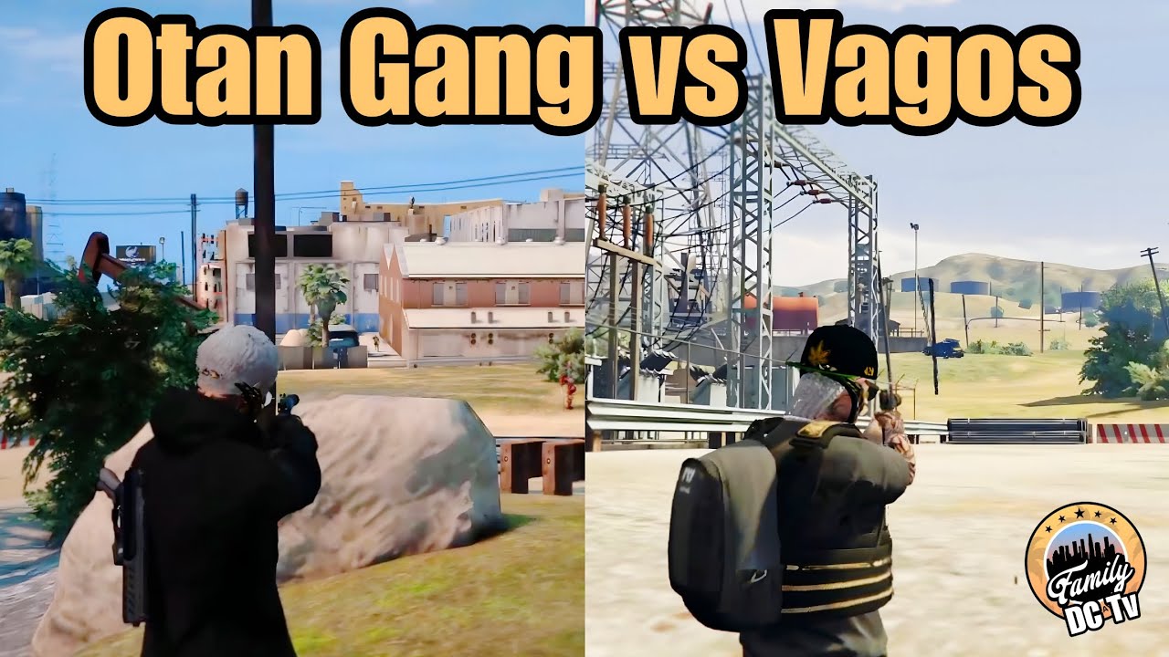 OTAN GANG vs LOS VAGOS TIROTEO Varias Perspectivas, REVY Sorprende a KEN | Family Rp