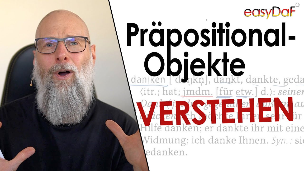 Präpositionalobjekte - erkennen und verstehen