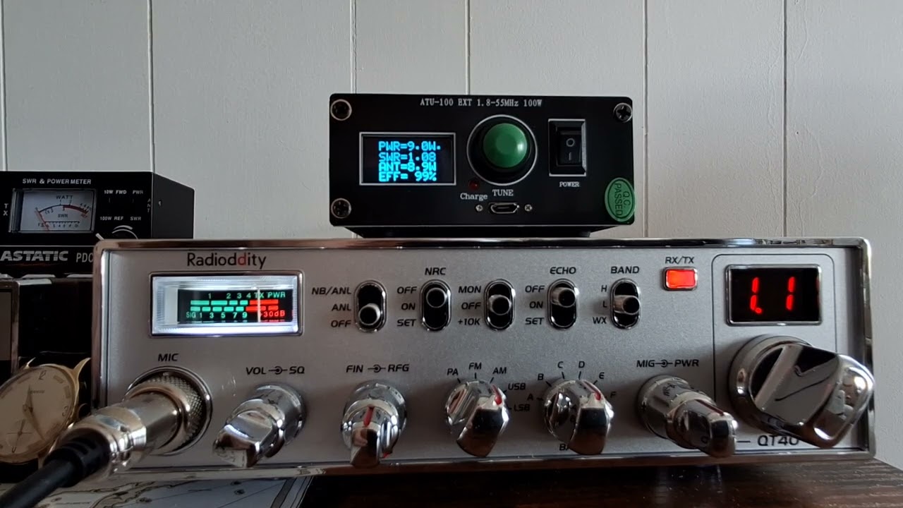 ATU-100 automatic antenna tuner. 