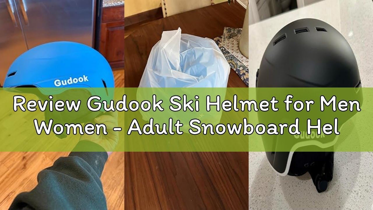 Review Gudook Ski Helmet for Men Women - Adult Snowboard Helmet with Ventilation System, for Snowboa