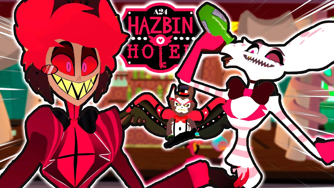 ¡ALASTOR ENTRENA A ANGEL DUST PARA IR AL CIELO! | HAZBIN HOTEL VR